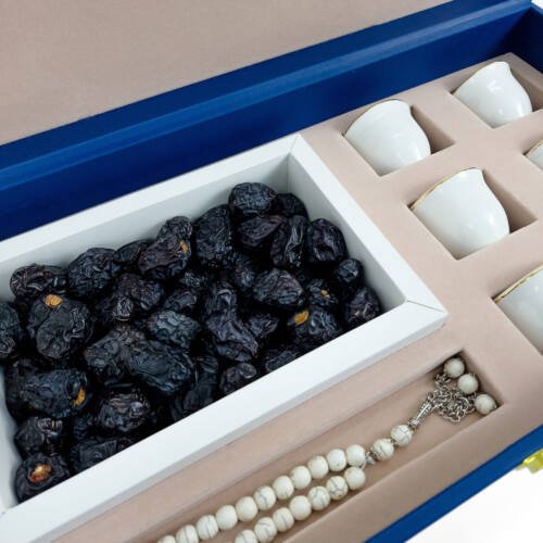 Luxury Ramadan Gift - MDF Wood Box 3 Luxury Ramadan Gift - Nuts and Dates as Eid Gifts