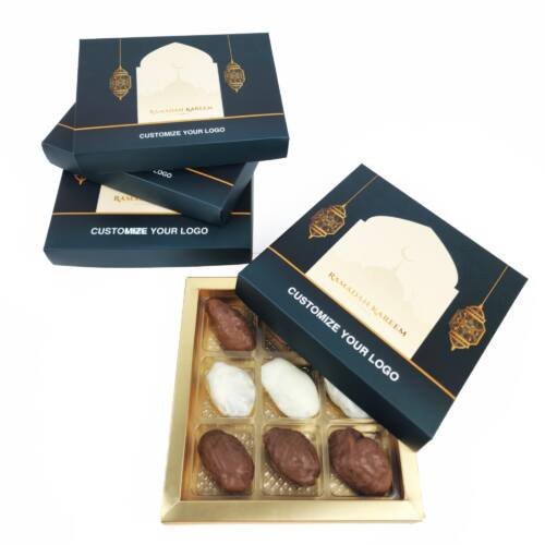 Ramadan Boxes 2025 - 9Pcs Chocolate Box - Elegant Ramadan Gift Set - What is the Hadith of Eid Gift?